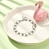 Non-Tarnish 304 Stainless Steel Rings Link Chain Bracelet BJEW-TA00334-04-2