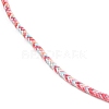 Braided Polycotton Cord Necklaces Making MAK-F038-B21-G-2