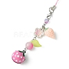 Glass & Resin Mobile Straps HJEW-FS00009-02-1