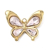 304 Stainless Steel & Glass Pendants STAS-G371-16G-05-1
