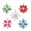 Glass Beaded Pendants PALLOY-MZ01186-1