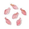 Transparent Acrylic and Gold Foil Pendants AC-CBAF9C1-04A-3