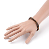 Natural Tiger Eye Beads Stretch Bracelets BJEW-JB03376-04-3