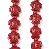 Dyed Synthetic Turquoise Beads Strands G-M152-02-B-2