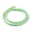Handmade Polymer Clay Beads Strands CLAY-R089-3mm-011-3
