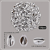 100Pcs Electroplated Natural Cowrie Shell Beads BSHE-LT0001-05B-2
