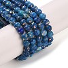 Assembled Natural Dolomite and Synthetic Opal Beads Strands G-Q017-G06-01D-1-2