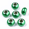 Imitation Pearl Style Resin European Beads RPDL-T003-001E-1