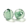 Faceted Round Transparent Acrylic Beads TACR-P053-10mm-25J-3