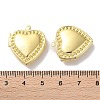 Rack Plating Brass Locket Pendants KK-F090-02G-4