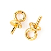 PVD Vacuum Plating 304 Stainless Steel Cup Pearl Peg Bails Pin Pendants LS-STAS-I120-56-G-4