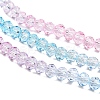 Transparent Painted Glass Beads Strands LS-DGLA-A034-T3mm-A22-4