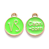 Alloy Enamel Pendants ENAM-S124-01B-06E-1