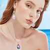 60Pcs 2 Colors Alloy Open Back Bezel Pendants FIND-OC0003-36-6
