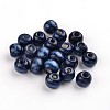 Dyed Natural Wood Beads X-TB102Y-6-LF-1