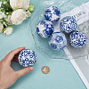 6Pcs 6 Styles Handmade Porcelain Beads PORC-OC0001-16-3