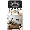 Wood & Iron Wall Mounted Hangers HJEW-WH0055-228-9