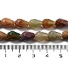 Natural Indian Agate Beads Strands G-P520-B22-01-5