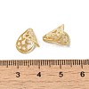 Brass Bead Caps KK-P259-05G-3
