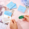 100Pcs Rectangle Clear Polypropylene Cellophane Bags CDIS-TA0001-36B-7