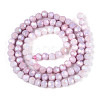 Anti-Tarnish Electroplate Glass Beads Strands EGLA-T021-4mm-15-03-2