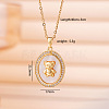 Brass Micro Pave Clear Cubic Zirconia with Natural White Shell Pendant 304 Stainless Steel Cable Chain Necklaces for Women WGAF233-01-1