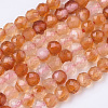 Natural Carnelian Beads Strands G-R462-030-1