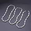 Synthetic Howlite Beaded Necklaces NJEW-G912-05-3