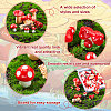 AHADEMAKER 124Pcs 7 Style Mini Resin Figurines DJEW-GA0001-33-4