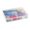 50 Colors Polyester Embroidery Threads Kits DIY-YW0002-05-7