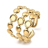 304 Stainless Steel Open Cuff Ring Findings RJEW-Z018-10G-1