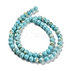 Assembled Synthetic Stone and Trochus Shell Beads Strands G-B128-08B-06-2