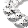 Electroplated CCB Curb Chain Necklace & Bracelets Set SJEW-G084-01P-6