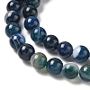 Natural Banded Agate Beads Strands G-I392-A01-8mm-4