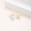 Elegant Cross Brass Stud Earrings XC2050-6