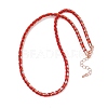 3.5MM Round Nylon Cotton Cord Necklace Making NJEW-C106-03RG-10-1