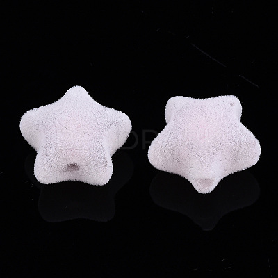 Flocky Acrylic Beads MACR-S275-25B-07-1