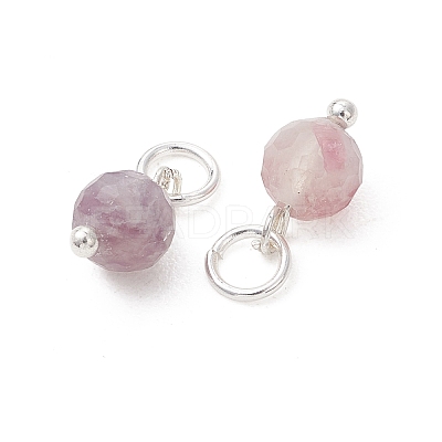Natural Plum Blossom Tourmaline Pendants PALLOY-JF05440-03-1
