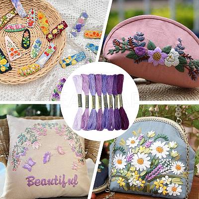 2 Bags 6-Ply Cotton Embroidery Floss DIY-DJ0005-18D-1