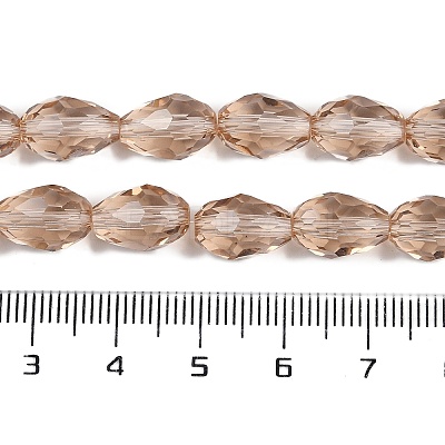 Transparent Glass Beads Strands EGLA-N013-T8mm-D23-1