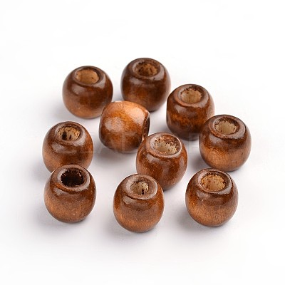 Natural Wood Beads X-WOOD-S030-02-LF-1