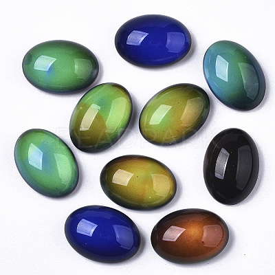 Translucent Glass Cabochons LS-GLAA-T023-02F-1