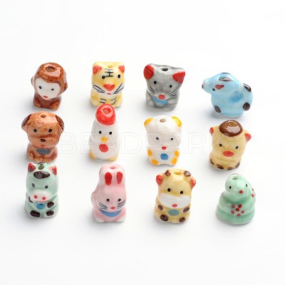 Handmade Porcelain Beads PORC-I009-M-1