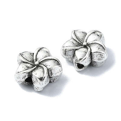 Tibetan Style Alloy Beads TIBEB-F065-01AS-02-1