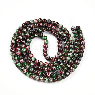 Baking Paint Glass Beads X1-DGLA-N003-6mm-A09-1