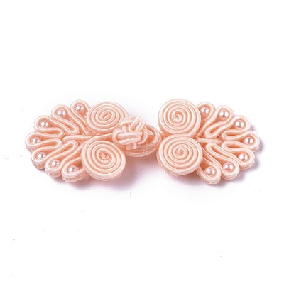 Handmade Chinese Frogs Knots Buttons Sets BUTT-WH0014-29X-1