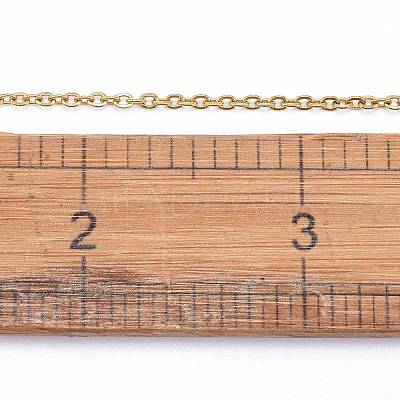 PVD Vacuum Plating 304 Stainless Steel Cable Chains CHS-F007-01G-B-1