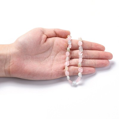 Natural Morganite Beads Strands G-L550A-08-1