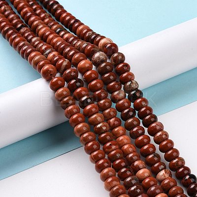 Natural Red Jasper Beads Strands G-D481-05-1