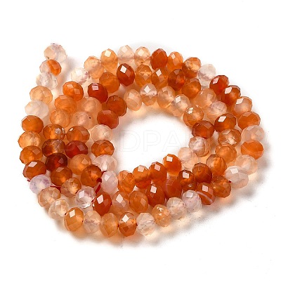 Natural Banded Agate/Striped Agate Beads Strands G-E605-A02-01H-1